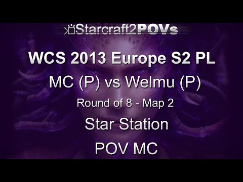 SC2 HotS - WCS 2013 EU S2 PL - MC vs Welmu - Ro8 - Map 2 - Star Station - MC
