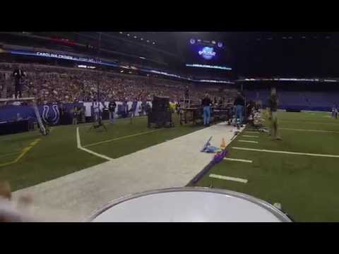 Snare drum falls off during DCI Finals