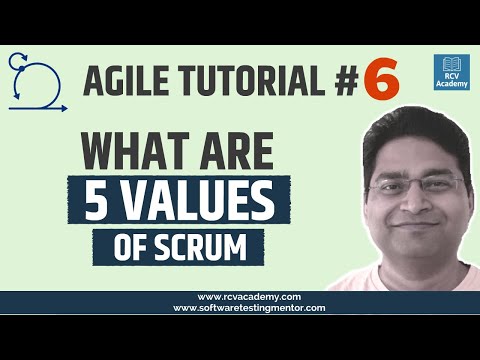 Agile Tutorial 6 SCRUM Values | 5 Values in SCRUM