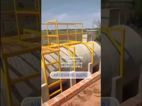 Tratamento de esgoto posto e hotel Tacuru Mato grosso do sul.