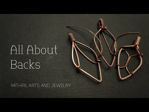 FREE WIRE WRAPPING TUTORIAL All About Backs (FOR BEGINNERS)