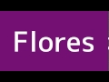 How To Say Flowers In Spanish