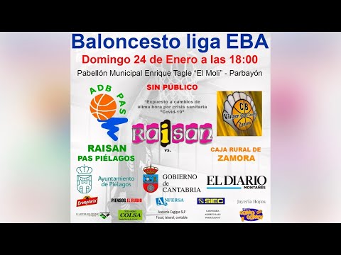 Partido de Baloncesto Liga EBA A-B J10: Raisan Pas Piélagos - Caja Rural de Zamora