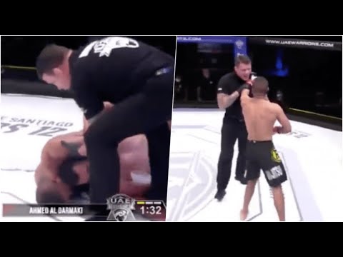 Fighter Gets Into A Fight With Referee After Winning His Fight