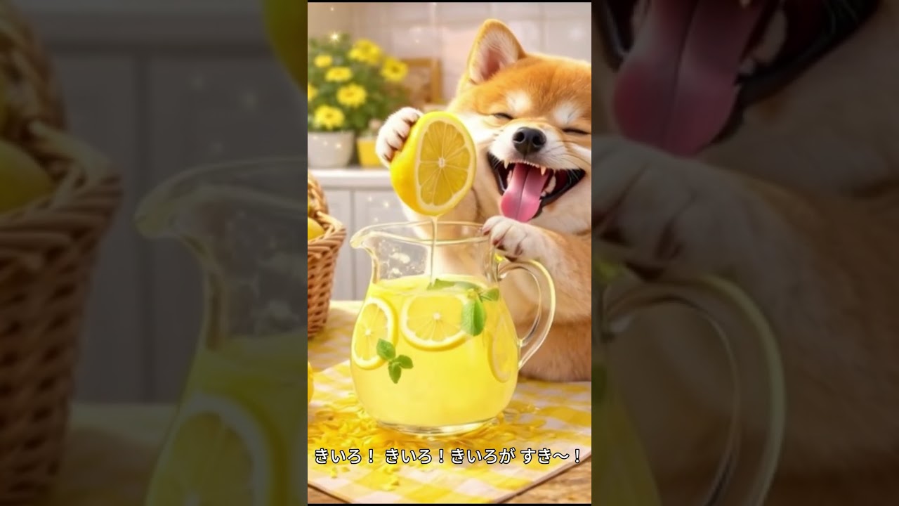 どんないろがすき？オリジナルソング #cute #キッズ動画 #柴犬