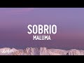 Maluma - Sobrio (Letra/Lyrics) Maluma - Sobrio (Letra/Lyrics)