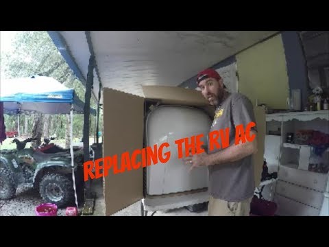 Replacing the RV roof top Dometic AC Unit