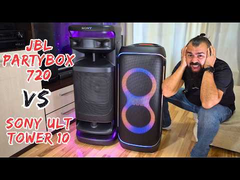 Cross-Comparison JBL Partybox 720 VS Sony ULT Tower 10