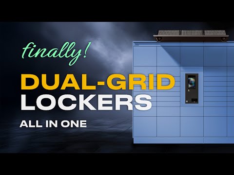Dual-grid parcel locker - new solution that OOH-logistics deserves