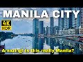 Manila City Philippines Walking Tour 4K Intramuros Jones Bridge Binondo Intramuros Bridge