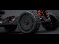 Designed FAST. At the heart of the TYPHON is the ARRMA 6S BLX185 brushless system that provides brutal dirt-chucking power and blistering 70+mph top speeds.D...