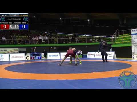 1/4 di finale Piroddu Simone vs Matrullo Felice CAMP ita Juniores 2018