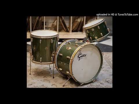 Vintage Original Gretsch Cadillac Green 13/16/22 Drum Set - 1950's image 20