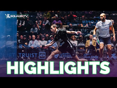 "Calculated Play" 🧠 Farag v Ma. Elshorbagy | U.S Open 2022 | SF HIGHLIGHTS!