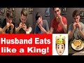 Wife Feeds Husband Home Cooked Meals