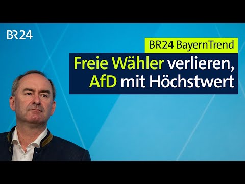 BR24-BayernTrend: Freie Wähler rutschen ab, AfD mit Höchstwert