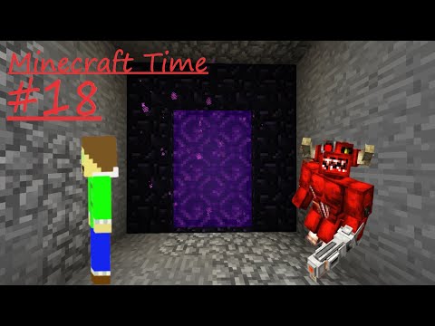 Unbelievable Nether Portal Discovery! Don't miss these Cyber Demons - Minecraft Time #18