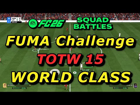 FC 26 - TOTW 15 - Goals with FUMA (Full Manual) control using simple, beginner friendly moves
