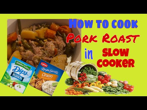 How to cook Pork Roast In Slow Cooker