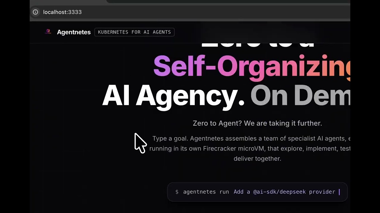 Agentnetes project preview