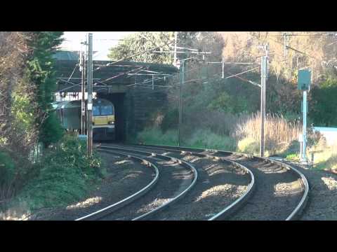92041 with 67016/66164 DIT 4m63 Mossend - Hams Hall 22nd November 2013