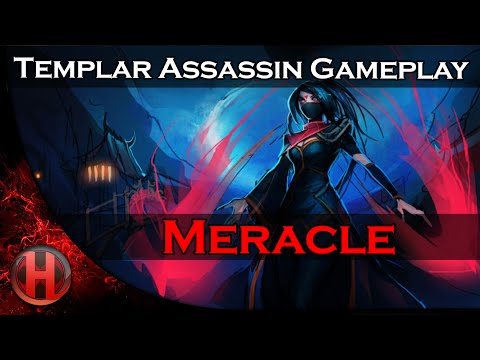 Meracle Templar Assassin 30 Kills in 28 Minutes Ranked Gameplay Dota 2