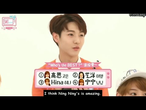 nct dream moments with smrookies hina koeun yiyang ningning (2016)