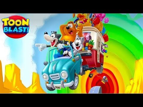 Toon blast Game play 2017 level 1-3