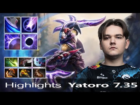 Yatoro's Anti-Mage Dominance: How a TI Champion Crushed the Enemy Team | Highlights | 7.35
