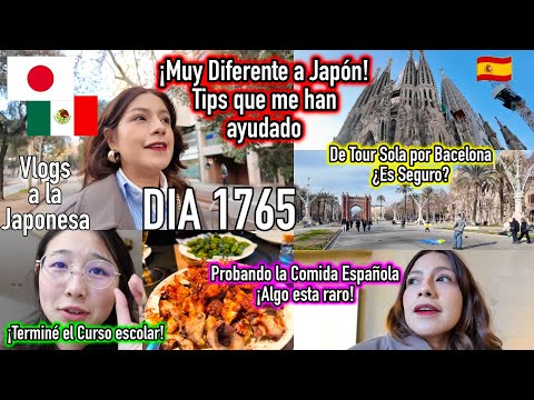 She finished her first year of university! 🇯🇵 + Alone in Barcelona. Is it safe? 🇪🇸 - Ruthi San ♡ ...