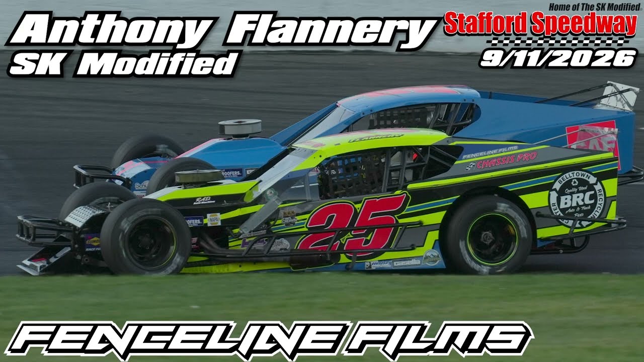 Anthony Flannery SK Modified at Stafford Speedway