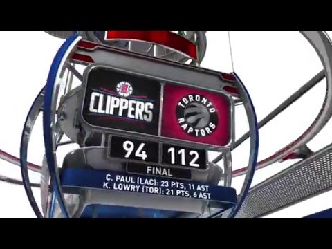 Los Angeles Clippers vs Toronto Raptors - January 24, 2016