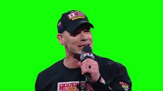 John Cena "wow, you guys have gone soft" green screen