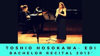 Selin Gürol - Toshio Hosokawa - Edi for solo clarinet