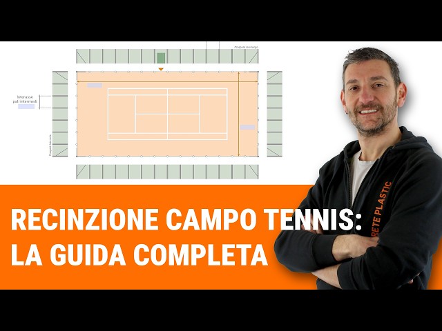 Guida completa alla posa della recinzione di un campo da tennis
