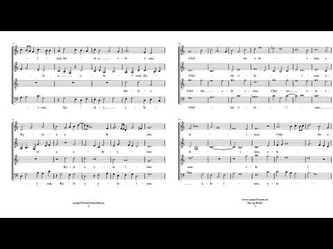 [page scrolly] - Ockeghem: Missa l'homme armé - Kyrie (Ensemble Nusmido)