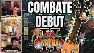 Sekiam y PokeAlex CASTEAN el COMBATE DEBUT de Folagor | The Champions Arena II