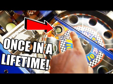 Once in A Lifetime Arcade Jackpot Win on Winners Wheel at Zap Zone! ArcadeJackpotPro
