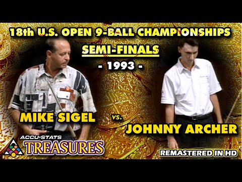 9-BALL - MIKE SIGEL vs JOHNNY ARCHER - 1993 US Open 9-Ball Championship