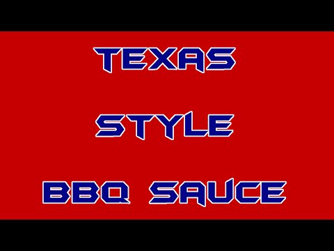 Texas Style BBQ Sauce - BBQ Sauce Recipe #10