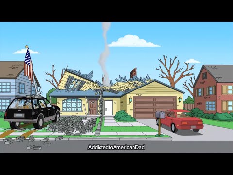 American Dad - The Smith House gets Damaged