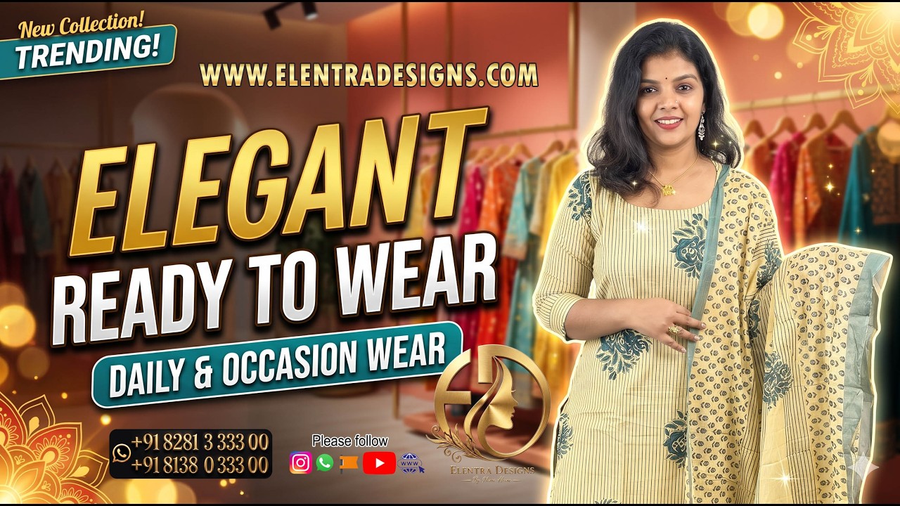 Elegant Cambric Cotton Ready to Wear Set with Dupatta | Daily & Occasion Wear | Elentra Designs