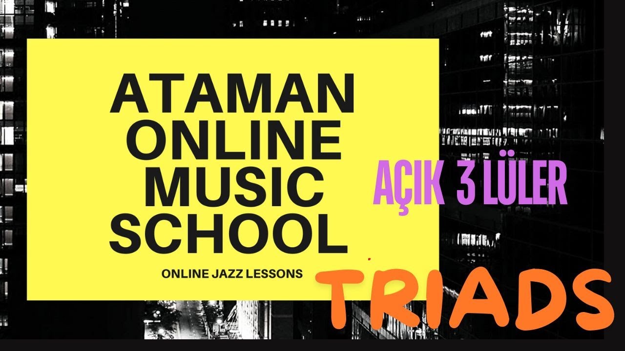 AÇIK 3LÜ AKORLAR / ONUR ATAMAN VİDEO NO : 25