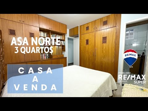 Casa térrea 3 quartos (1 suíte) com jardim de inverno à venda na 713 Norte – Asa Norte – Brasília