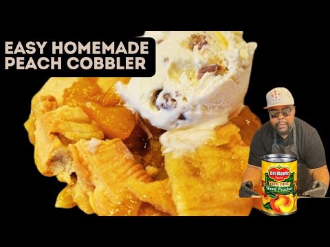 My Husband’s Mouth-Watering Texas Peach Cobbler Recipe | Easy Homemade Recipe