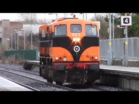 Irish Rail 071 Class Light Engine - Clondalkin Fonthill Station, Dublin