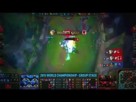 Huni Riven quadra kill IG vs FNC S5 worlds 2015