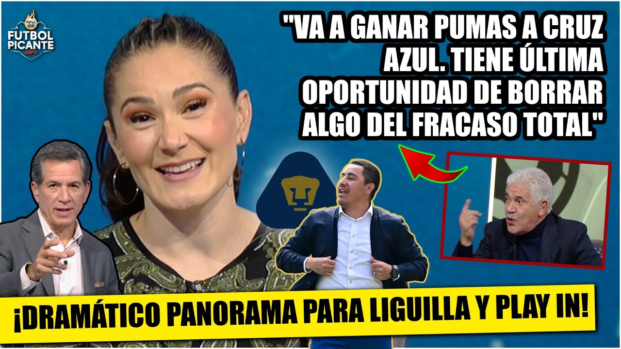 PUMAS, ÚLTIMO CHANCE de borrar LAMETABLE TEMPORADA vs CRUZ AZUL ¿Logrará PLAY IN?  | Futbol Picante