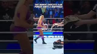 Charlotte Flair FORGOT She&#39;s a Babyface😂