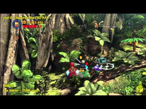 Lego Marvel Super Heroes: Level 12 Rapturous Rise - FREE PLAY (Minikits and Stan In Peril) - HTG